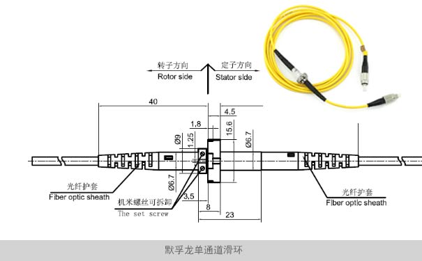 单通道光纤滑环原理