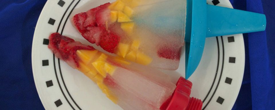 coconut water fruit popsicle